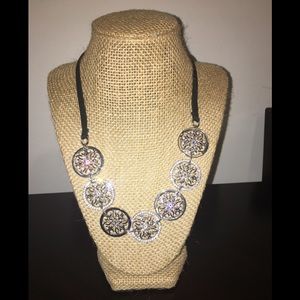Heads Up Necklace-Swarovski Crystal